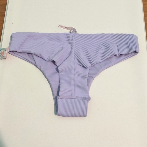 High Leg Bikini Bottom Ribbed - Picture 4 of 6